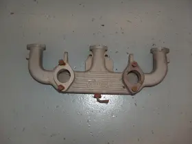 Edelbrock Performance Intake Manifolds 1937-1962 216 Chevy 235 L6 Pg 2x1 Dual Carb Aluminum Manifold