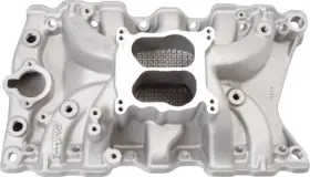 E7111 Edelbrock Performance Products Performer Rpm Manifold 1967-85 Olds 350 And 403 Without Egr
