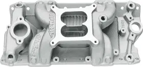 E7501 Edelbrock Performance Products Performer Rpm Air Gap Intake Manifold Chevy Small Block Without Egr Square Bore