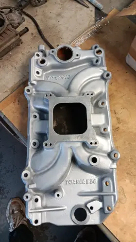 5061 Eldelbrock Older Big Block Oval Port Chevy Torker Ii 2.0 #5061 Aluminum Intake