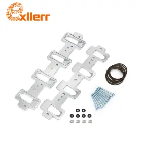 Exllerr-autoparts Sappp-154 Supercharger Adapters For Ls1 Cathedral Port Cylinder Head To Cts-v New Silver