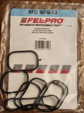 Ms-96943 Fel-pro Ms 96943 Upper Fuel Injection Plenum Gasket Set Fits More Than One Car