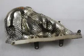 747393 Ferrari 296 Gtb Rh Right Outer Manifold Heat Shield Used P/n 747393 Ferrari 296 Gtb Rh Right Outer Manifold Heat Shield Used P/n