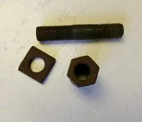193253stud Ford Intake Manifold Mount Generator Fan Stud Kit Flathead V8 Original #2
