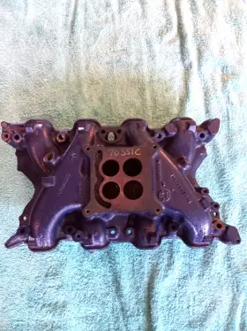 351-4v Ford 351 4v Manifold Oem 1970 1971 Doae-l Cast Iron Nice