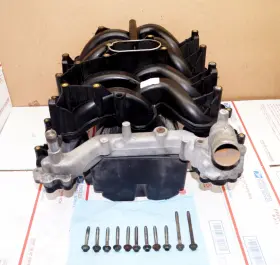3l3e-9s455-ba Ford 2001 Oem F-150 5.4l 2v Sohc Pi Intake Manifold With Mounting Bolts Expedition