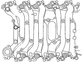 4c3z9424aa Ford New Genuine Inlet Manifold Assembly 2000-2019 Oe