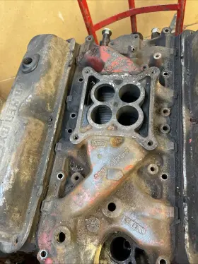 C6oe-9425-b Ford C6oe-8425-b 1966-67 Mustang Fairlane 289 4v Cast Iron Intake Manifold Date 5l 13