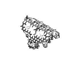 Cb5z-9424-c Ford Genuine Intake Manifold