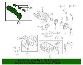 Cm5z-9424-d Ford Genuine Intake Manifold #3