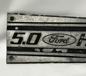 E7ze-9e436-aa Ford Vtg 87-93 Mustang Gt Truck Oem Intake Plaque Placard 5.0 Ho Plate Used #3