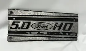 E7ze-9e436-aa Ford Vtg 87-93 Mustang Gt Truck Oem Intake Plaque Placard 5.0 Ho Plate Used