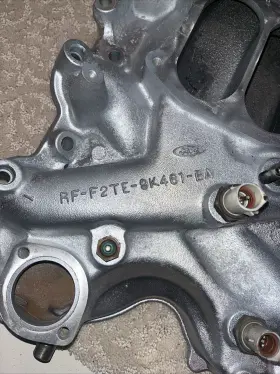 F2tf-9k401-ba Ford 87-96 7.5 460 Truck Lower Aluminum Intake Manifold Efi Oem #3