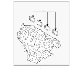 K2gz-9424-a Ford Genuine Intake Manifold