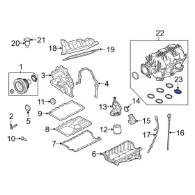 5h2z9439ba Ford Oe For Mustang 2005-2010 Engine Intake Manifold Gasket