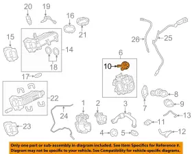 Hc3z9v443a Ford Oem 17-19 F-250 Super Duty Emission Components-actuator