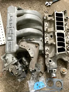 Rf-f0te-9425-aa Ford 1988 F-150 5.0 Efi Intake Manifold Upper Lower Throttle Body F-250 302