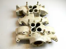 T9425-s Ford 1956 Thunderbird And Fairlane Dual Quad Aluminum Intake Oem 292/312