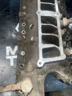 Rf-e6te-9k461-b1 Ford Truck Bronco 5.0 302 Lower Intake Manifold Oem Early #2