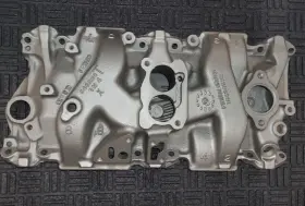 346260 General Motors Intake Manifold Gm 2 Barrel With Hot Air Choke And Egr - Clean #2