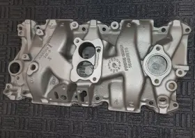 346260 General Motors Intake Manifold Gm 2 Barrel With Hot Air Choke And Egr - Clean #3