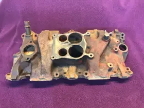 6263751 General Motors 1971-1973 Chevy/corvette Small Block Q-jet Iron Intake Used Date Choice