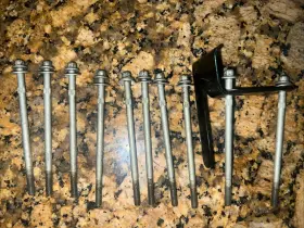 888894095 General Motors Oem Ls1 Ls6 Intake Manifold Bolts And Bracket Gm Corvette Camaro Firebird Gto