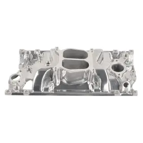 Ge0319 Gesa8736 Dual Plane Polished Aluminum Intake Manifold For Sbc Chevy Vortec 350 Heads 96 #2