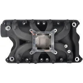 Ge0426 Gesangf 61 For Sbf Ford 351w Windsor V8 Black Air Gap Single Aluminum Plane Intake Manifold