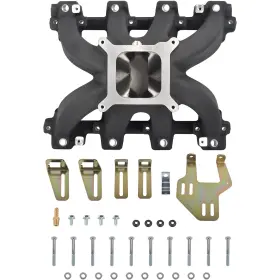 Ge0504 Gesangf 61 For Gen Iii Ls1/ls2 Black Aluminum Super Victor Efi Single Plane Intake Manifold