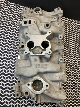 14007374 Gm Small Block Chevy Aluminum 2-barrel Intake Manifold Original
