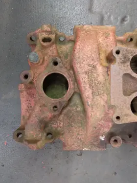 14057057 Gm 1978-1985 Chevy Gmc 350 5.7 4bbl Cast Iron Intake Manifold Date # I 8 4 #2