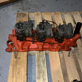 3748848 Gm 58-61 Chevy 348 Tri Power Intake Manifold 3x2 Rochester Carbs Hot Rod Oem 03bb3 #2 3748848 Gm 58-61 Chevy 348 Tri Power Intake Manifold 3x2 Rochester Carbs Hot Rod Oem 03bb3 #2