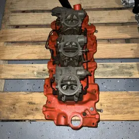 3748848 Gm 58-61 Chevy 348 Tri Power Intake Manifold 3x2 Rochester Carbs Hot Rod Oem 03bb3 3748848 Gm 58-61 Chevy 348 Tri Power Intake Manifold 3x2 Rochester Carbs Hot Rod Oem 03bb3