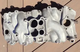3919849 Gm 1968 Corvette 427/390hp Aluminum Intake Oem Oval Port Q Jet Carb Rare