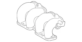 88969612 Gm Genuine Manifold