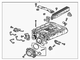 12713783 Gm Genuine Parts Intake Manifold