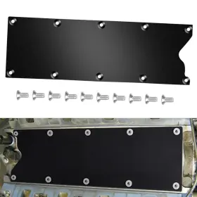 Kd1081bk Gof Black Gen 3 Billet Valley Pan Cover Plate For Ls Ls1 Ls2 Knock Sensor Delete