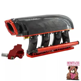Heartless Innovations 720595374392 K Series K20 K24 Full Carbon Fiber Intake Billet Manifold Swap Civic Si Rsx