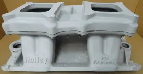 Holley 300-23/24 Rare Schevy Pro Dominator Tunnel Ram Aluminum Dual 4150 Flg