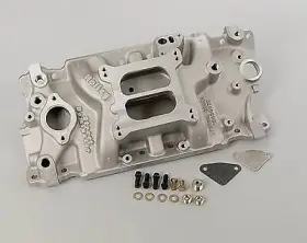 300-48 Holley Street Dominator Dual Plane Aluminum Natural Square Bore Sbc