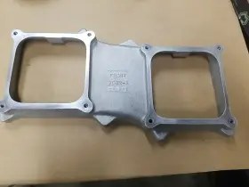 703r-3 Holley Pro Dominator 2x4 4500 Tunnel Ram Top Plate Bbc