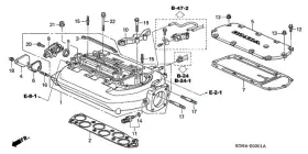 17030-rca-305 Honda Genuine Manifold Sub Assembly