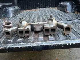5325118 Hudson 1955/56 308 Twin H Intake Manifold And Exhaust Elbow