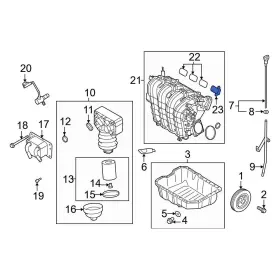 284112s010 Hyundai Oe For Sonata 2020-2026 Engine Intake Manifold Gasket