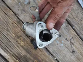 Eac3048pa Jaguar Intake Manifold End Connector Lh Xjs Xj 5.3l V12 #3