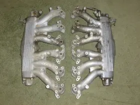 P41465 Jaguar Xjs Intake Manifolds Left Right Lh Rh V12 5.3 He Oem 1981 - 1991