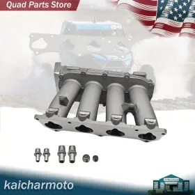 Cr1849-si Kaicharmoto Ultra Street Silver Intake Manifold For Honda K-series K20a K20a2 K20z1 K24a1 Us