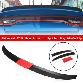 C102-039-blk Madhornets Universal 47.5 Inch Rear Trunk Lip Spoiler Wing Add-on