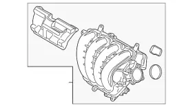Paf3-13-100 Mazda Genuine Intake Manifold
